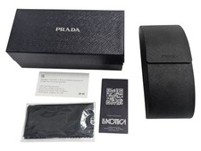 Prada Sunglasses Hard Case Magnetic Black Eyeglasses Case READ
