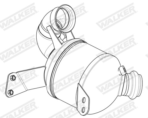 Walker Katalysator KAT Passend FüR Peugeot Boxer Kasten CitroëN Jumper-image