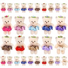 20 Pieces Plush Bears, 4.4 Inch Mini Stuffed Bear Bulk, Multicolor Soft Bears...