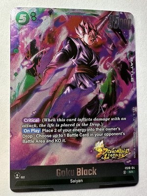 Goku Black SR Foil FS10-04 Dragon Ball Super Fusion World NM | eBay