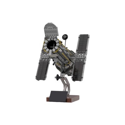 Space Telescope Model with Base 1130 Pieces for Research Astronomy MOC Build