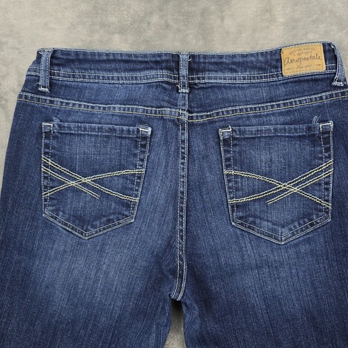Aeropostale Jeans Womens 11/12 Long Chelsea Bootcut Dark Wash Blue * 30x31.5 - Picture 15 of 20