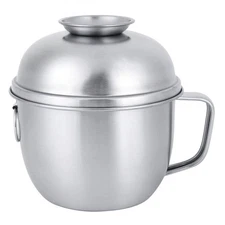Noodles Bowl Soup Pot, 304 Stainless Steel Handle, Food Fruit Container, Lunch