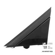 Front Left 1SJ85KX7AA Door Side Mirror Flag Triangle Covers Trims Gloss Black