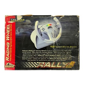 Pelican RALLY 2 Racing Wheel Controller for Sega Dreamcast Wired VMU Slot