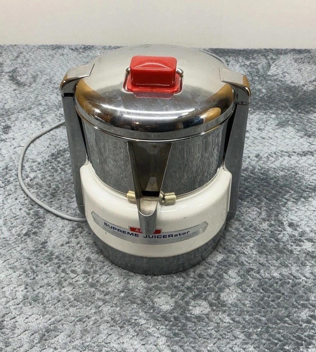 Acme Supreme JUICERATOR 6001 Centrifugal Juicer Stainless Steel Tested Works
Opens in a new window o