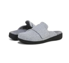 Vionic Womens Flannel Gemma II Mule Slippers Size 6 NWT