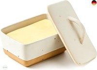 Butterdose Keramik Mit Deckel, 450Ml Butterdose Porzellan, Vintage EuropäIsche