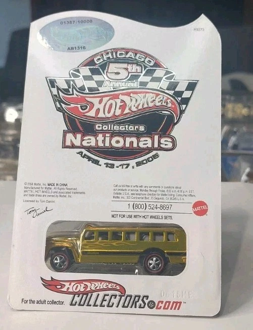 Autobús Mattel Hot Wheels Convention Series S'Cool Chicago 5to Col 01387/10000 Foto 2 de 2