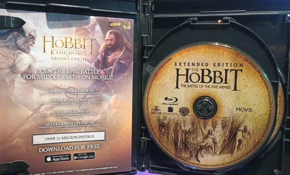The Hobbit: the Battle of the Five Armies (Extended Edition) (Blu-ray, 2014)  - Image 3 of 4