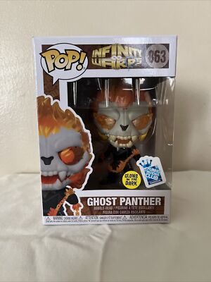 Funko Pop! Marvel Infinity Warps Ghost Panther GITD GameStop Exclusive #863