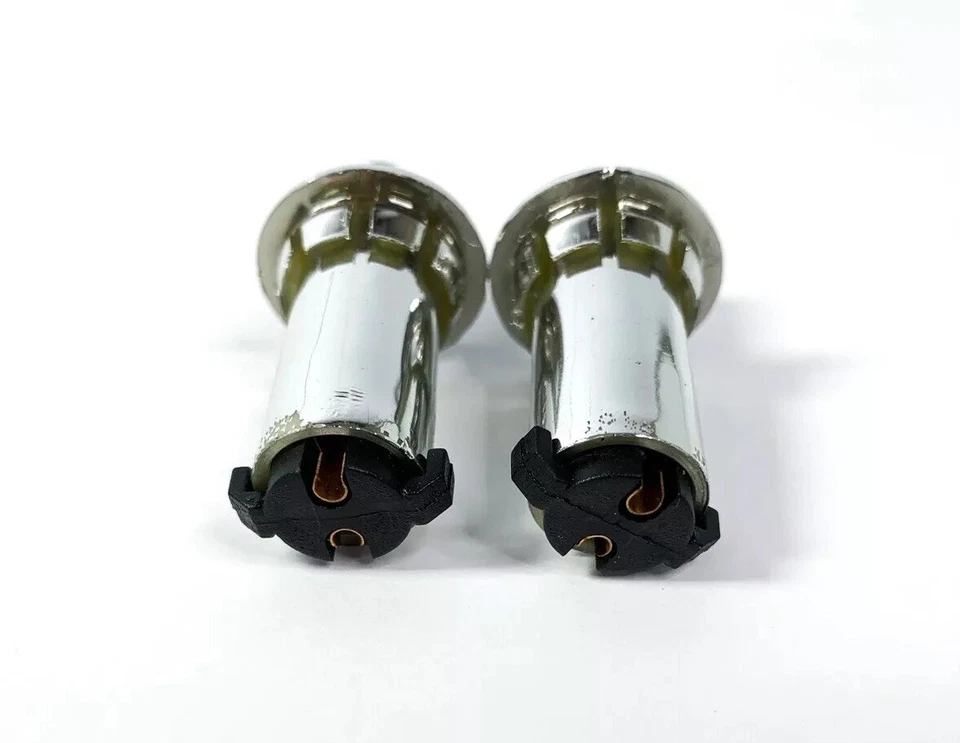 Par de interruptores de luz de cortesía cromados para Ford Mustang 1968-1970 Foto 4 de 4