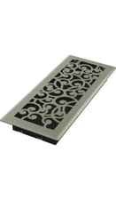 Imperial Manufacturing RG3455 Floor Register Polystyrene Satin Nickel.