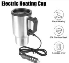 Calentador De Agua Portatil Con Conexi n Para Carro Auto De 12 Voltios Acero TOP