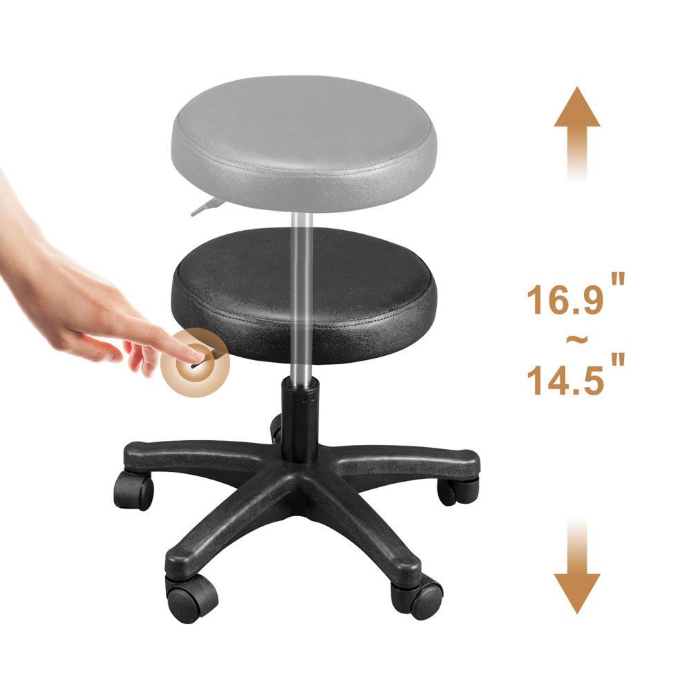 75in 3-Section Multipurpose Massage Bed, Spa & Salon Facial, Tattoo Chair Stool