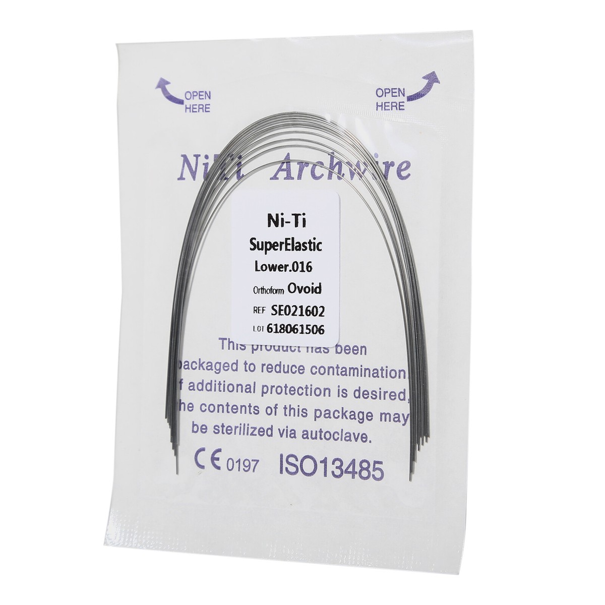 Arco NiTi Superelastico: Forma Naturale Rotonda (10 Unità - Foto 9