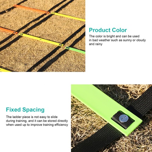 7M 14 Rung Agility Speed Ladder Stairs For Fitness Soccer Football