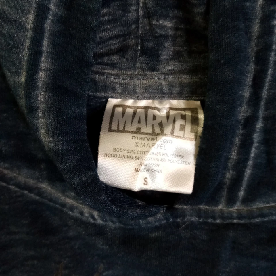 Marvel Spider-Man Kids Small Hoodie Blue Soft Cotton/Poly - Image 3 of 4