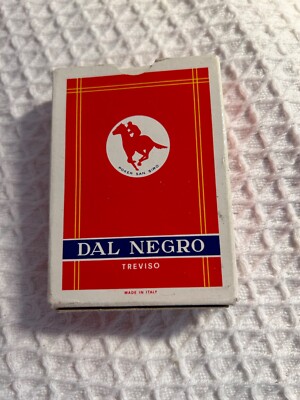 One Deck NIB Vintage Dal Negro Treviso Playing Cards Made and Purchased In Italy