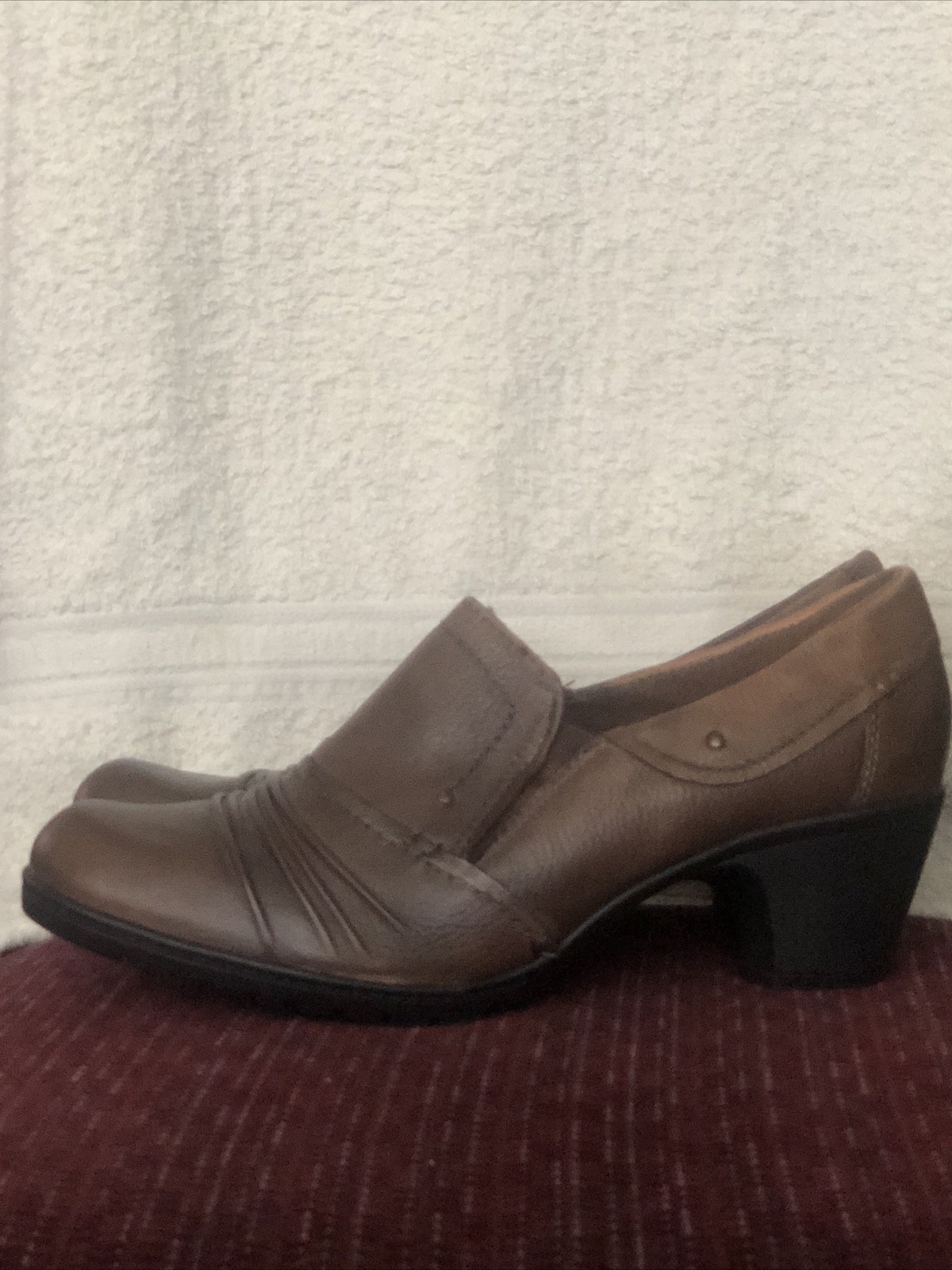 SAOLA Scarpe stivaletti Earth Origins donna US 11M derby pelle shootie marrone caviglia