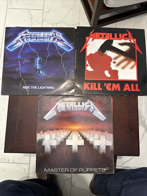 Metallica: Kill Em All / Ride The Lightning / Master Of Puppets (NEU Frankreich) 