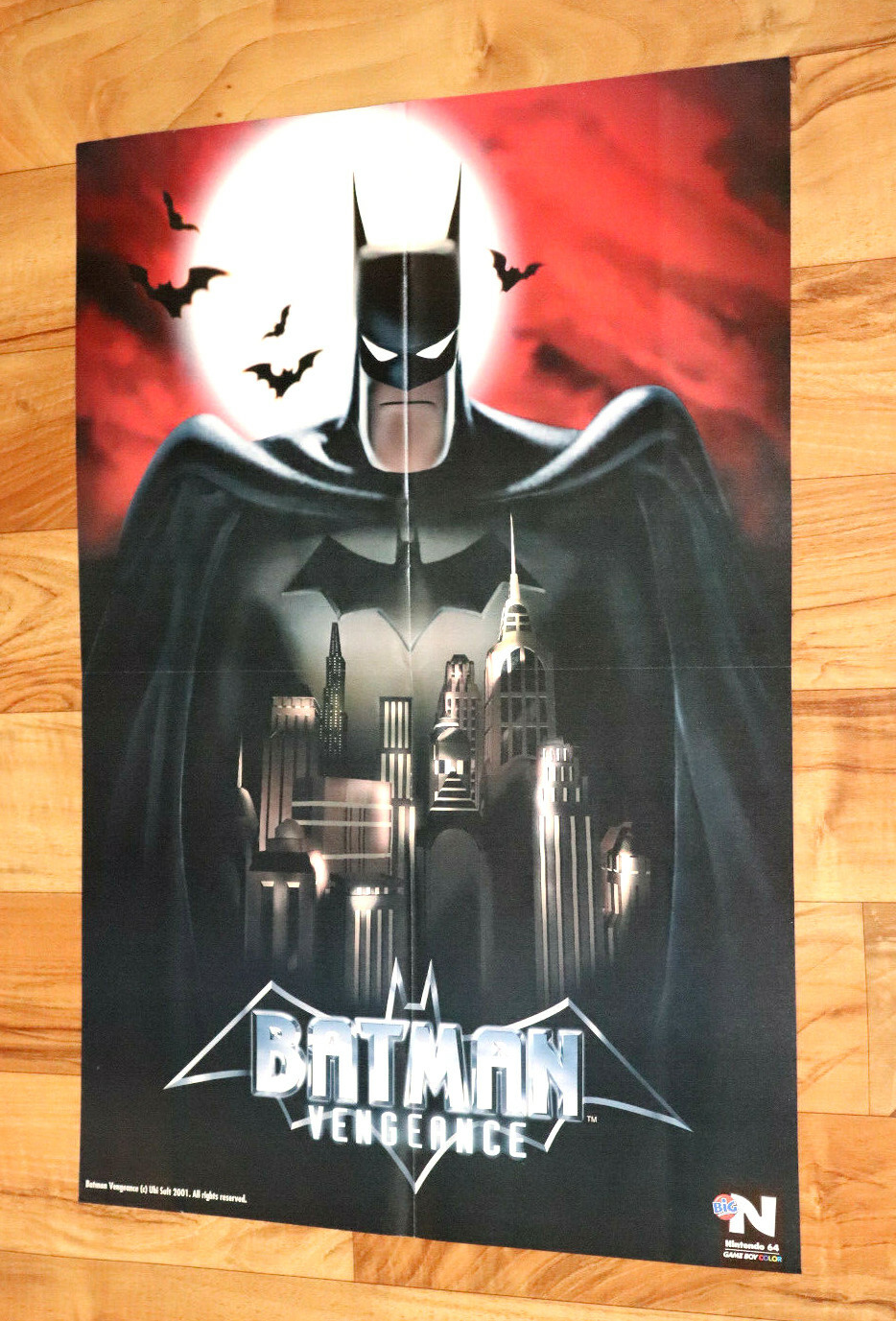Póster raro Batman Vengeance / Harry Potter y la piedra filosofal PS2 Xbox