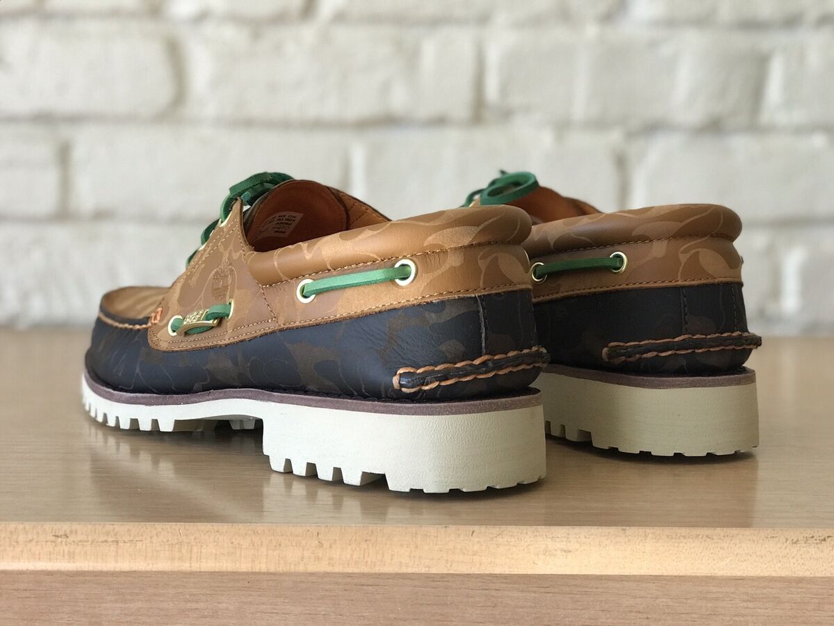 Bape x Timberland Bapesta 3 Eye Classic Hand Stitch Boat Bape x Timberland Bapesta 3 Eye Classic Hand Stitch Boat