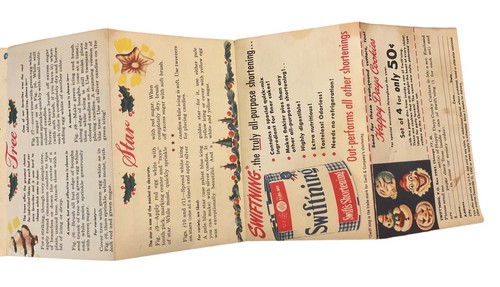 1950 Swiftnings Christmas Cookies Recipe Decorating Ideas Booklet Brochure A1 - Picture 5 of 8