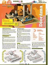 Diorama Afrika 1942 Panzer MATILDA MkII + PzKfv III Tschechien selten Papiermodell 1 : 87