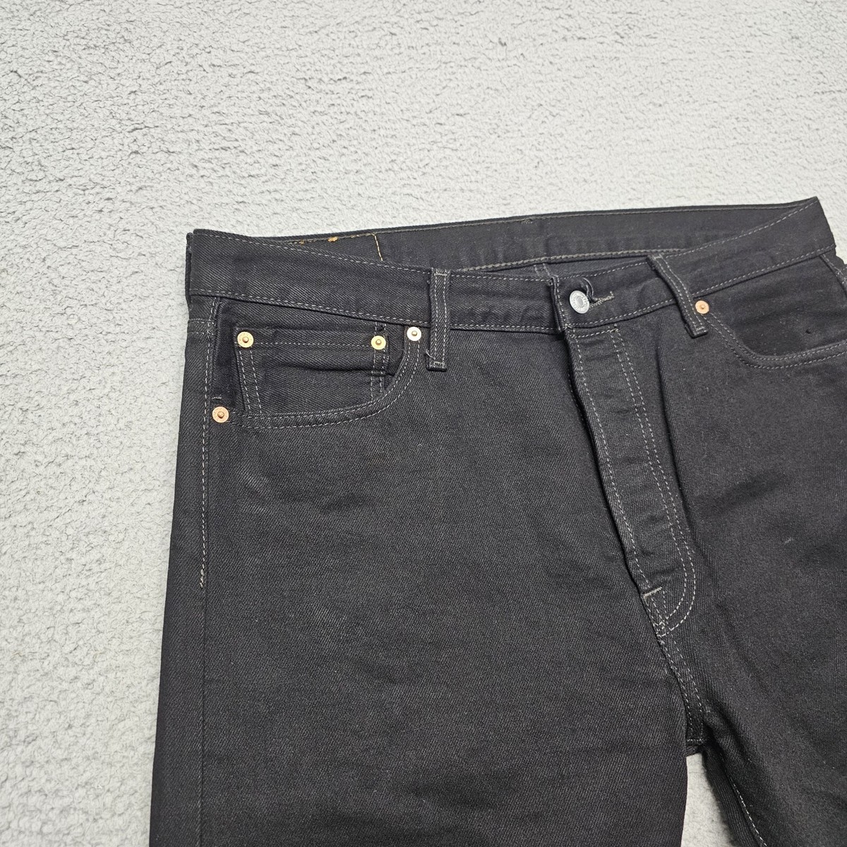 パンツ Levis Premium Black 501 Jeans Black 36 Levi's Premium 501 Jeans Original Fit Selvedge Men's Size
