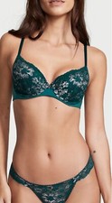 Victorias Secret Lace Lightly Lined Demi Bra 38B