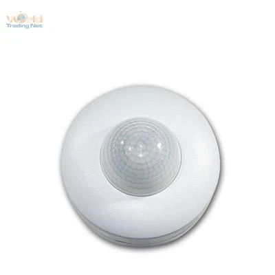 WORLD-TRADING-NET Decken-Bewegungsmelder 360° weiß, LED-geeignet, AP-Bewegungmelder, 230V, 3x PIR