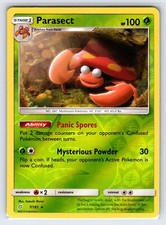 Parasect 7/181 2019 Sun & Moon Team Up Set Pokemon Card Reverse Holo Rare - Nm