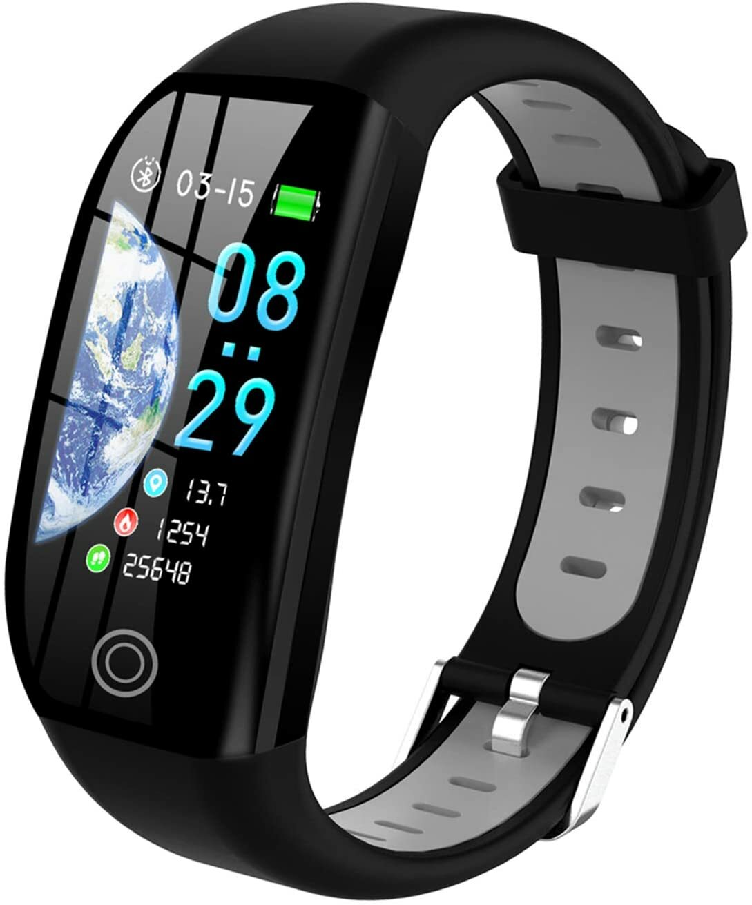 Montre connectée cardio podomètre étanche IP68 pour le suivi sport homme et femme