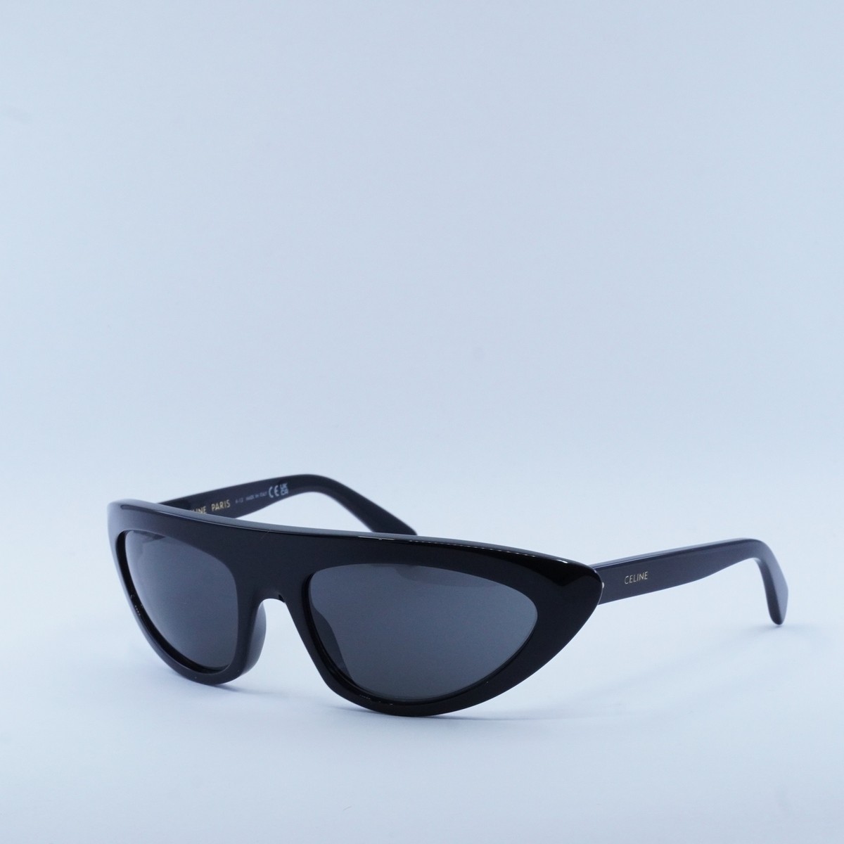 CELINE CL40261I 01A Shiny Black/Smoke 60-19-125 Sunglasses  display picture 2