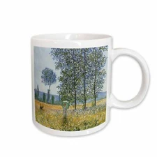 3dRose Sunlight Effect under the Poplars by Claude Monet 1887 Mug