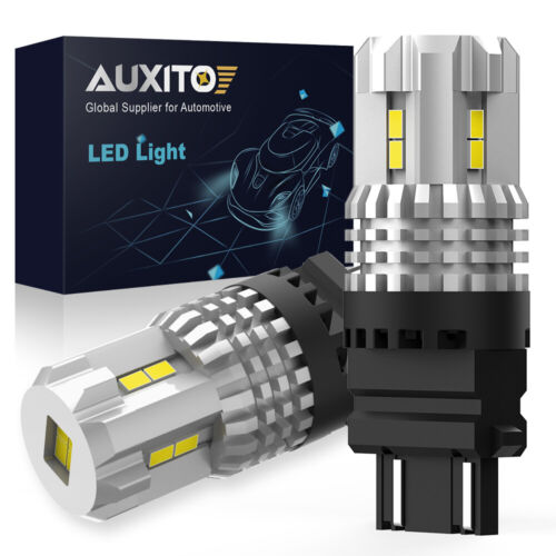 AUXITO 3157 3156 12-LED Backup Reverse Light Bulbs 6500K Xenon White Bright A+++ - Foto 17 di 23