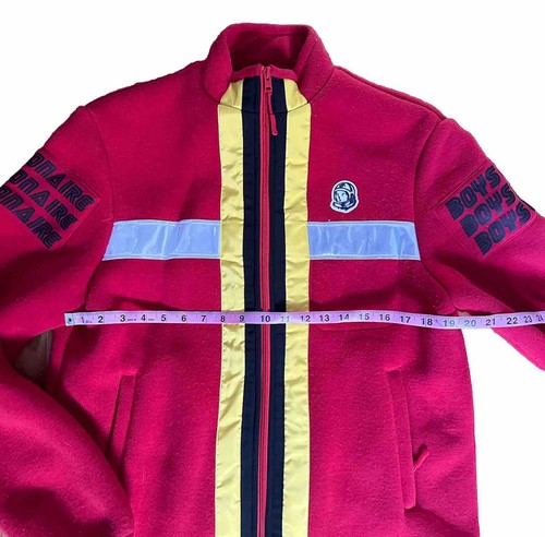 Billionaire Boys Club Jacket Men’s Medium BBC Red Windchill Sherpa Lined Jacket - Picture 8 of 16