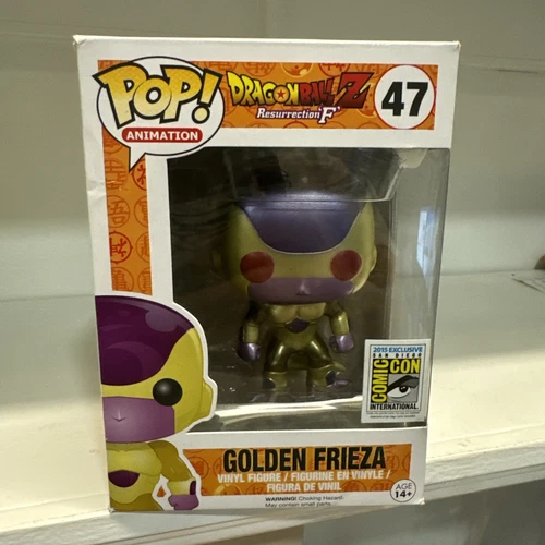 Funko Pop! Vinilo: Dragon Ball Z Golden Freezer SDCC Excl #47 Funimation Bóveda