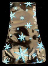 NEW 60 LARGE FOLDING PLASTIC VASES WHOLESALE TRANSPARENT ASSORTED/PATTERNS CLEAR