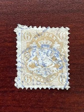 Germany Bavaria 1870 Scott #25a, MI #24x Used
