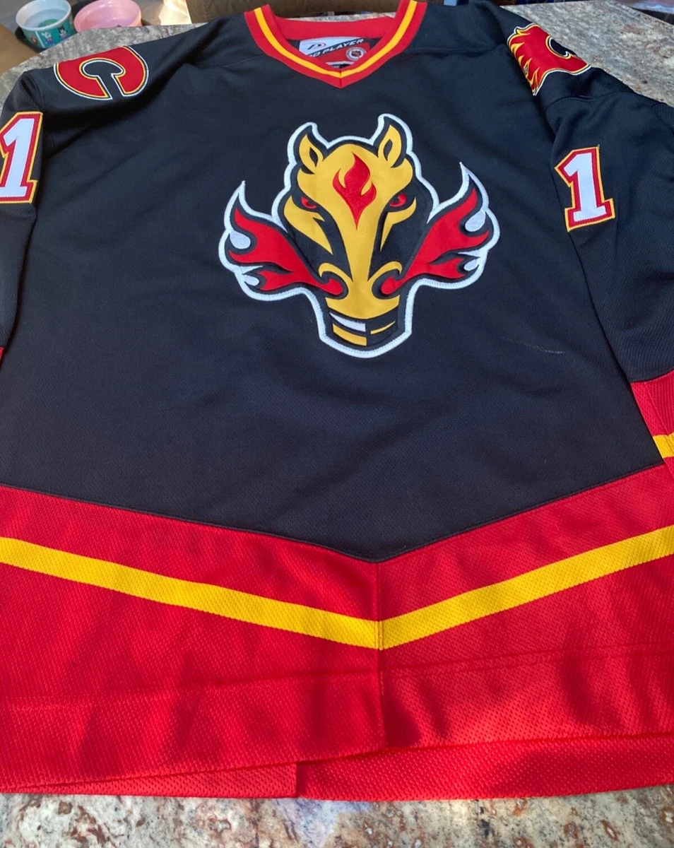 Calgary flames horse head jersey sales