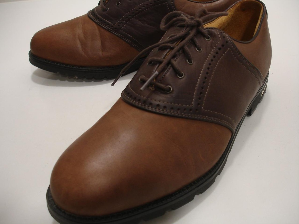 Nike Golf Waverly Last Men’s 7.5 Brown White Saddle Shoes NWOT Vintage Nike Air Waverly Last Golf Shoes Air Comfort Men Size 12  main image 4