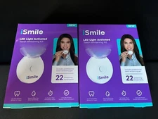 iSmile LED Light Activated Teeth Whitening Kit (2 Pack)