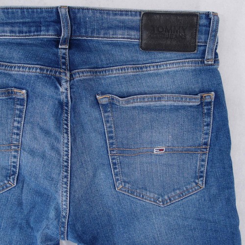 Mens Tommy Hilfiger AUSTIN Stretch Slim Tapered Blue Jeans W32 L32 - Picture 4 of 8