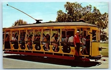 POSTCARD Texas Transportation Museum Street Car No 6 Trolley San Antonio Train