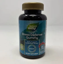 Nature's Way Stress Defense Gummy Stress Support Sensoril Ashwagandha 60 Gummies