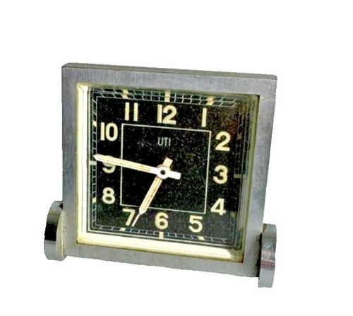 Réveil Pendule Bureau Pendulette ZENITH Art Déco Vers 1925 Watch Foncionne 01 Rzb