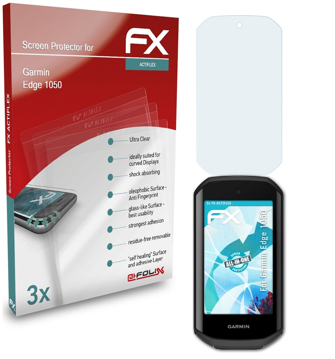 atFoliX Protecteur d'écran compatible avec Canon Digital IXUS 80 IS Film Protection d'écran, antiréfléchissant et absorbant les chocs FX Film Protecteur (3X