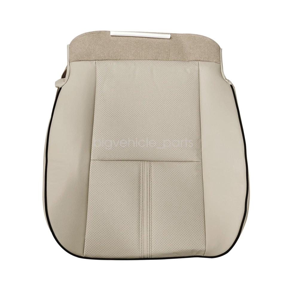 Driver Side Bottom Microfiber Leather Seat Cover Tan For 2010-2012 Lincoln MKZ Foto 2 de 4